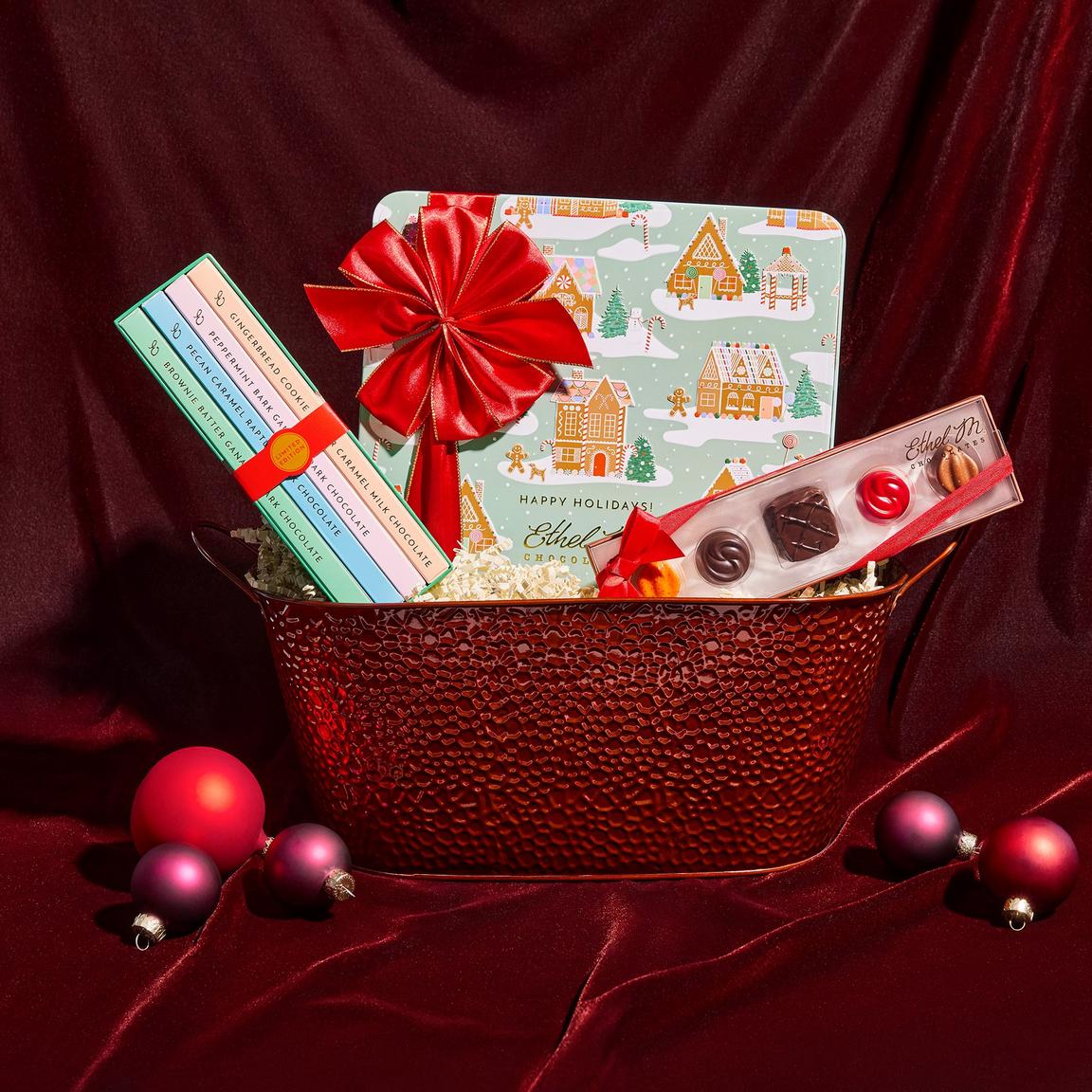 Holiday Memories Gourmet Chocolate Gift Basket 1