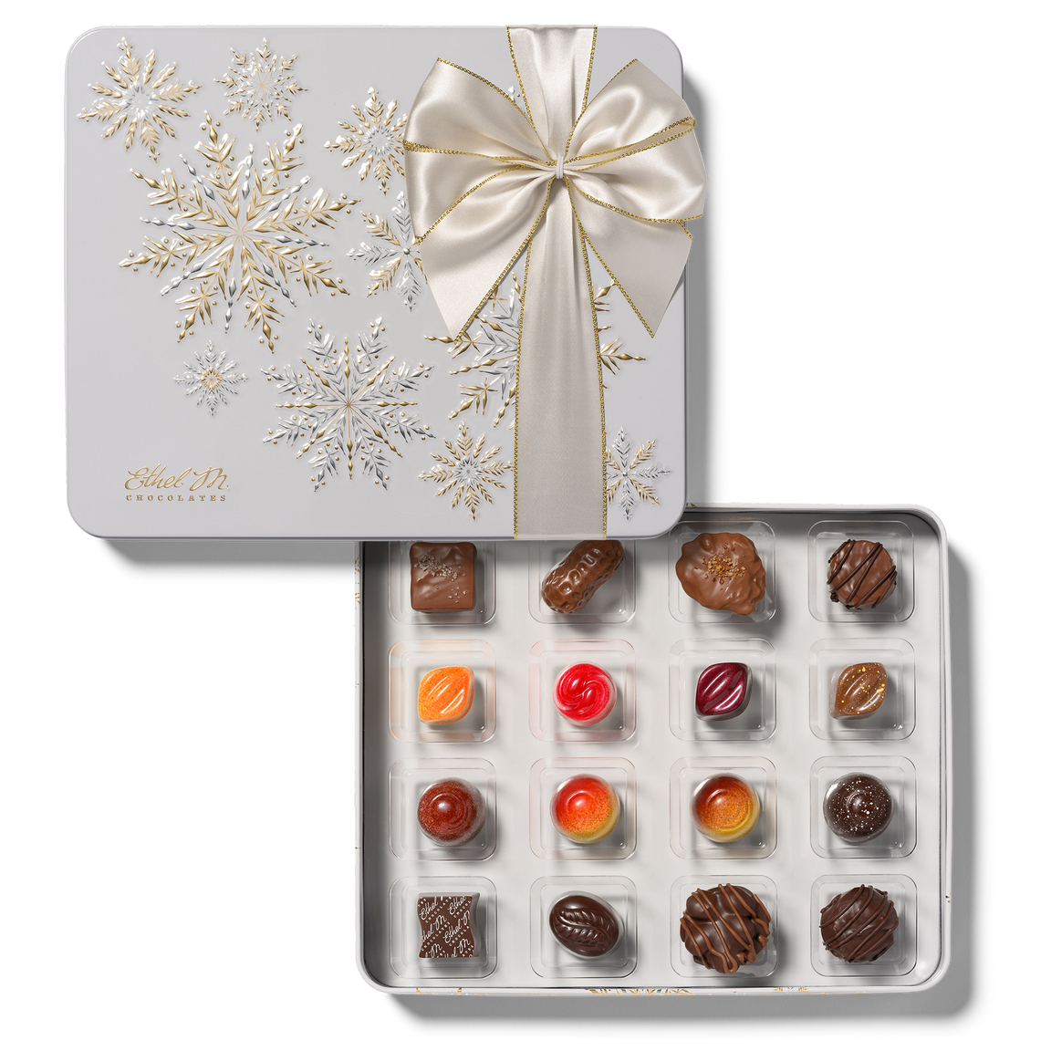 Holiday Snowflake Collectible Tin 0