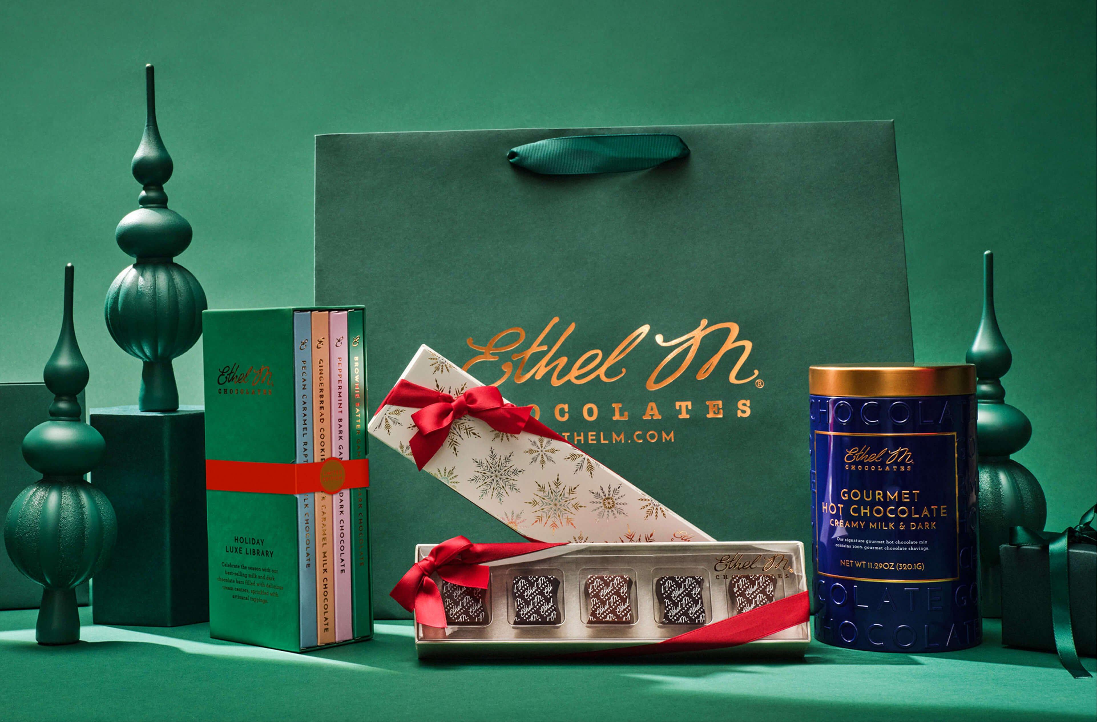 Ethel M Chocolates 2025 Holiday Collection Family Shot