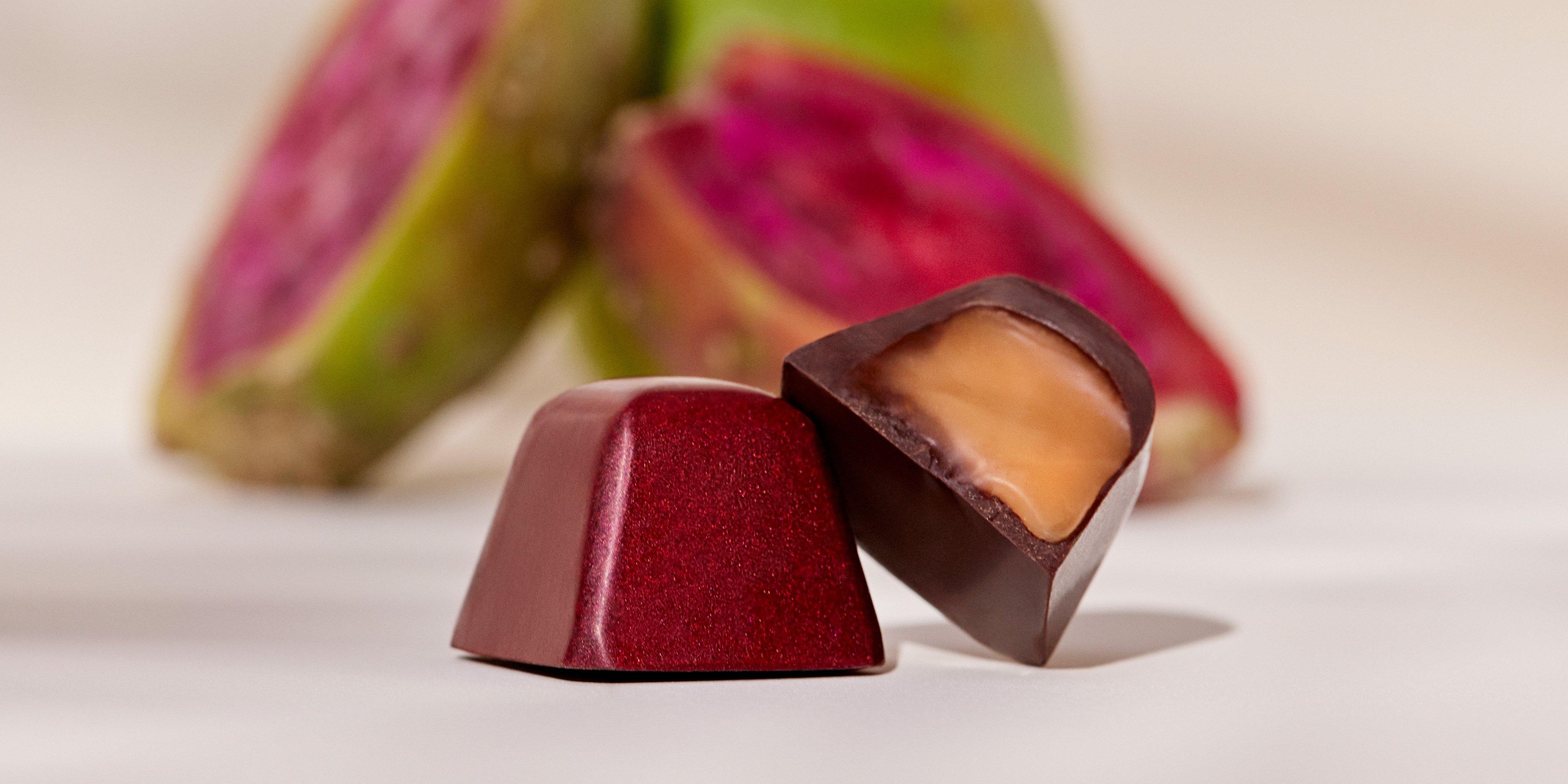 Prickly Pear Satin Crème Dark Chocolate