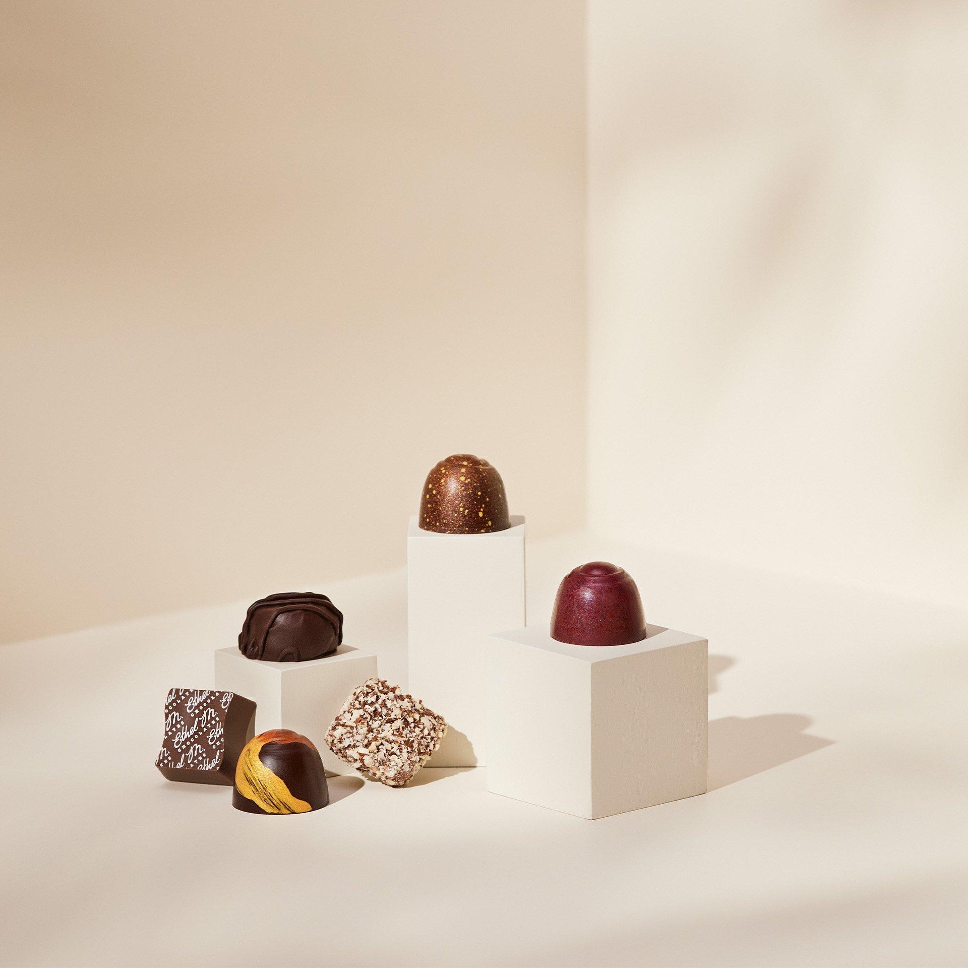 all Ethel M Chocolate gems chocolate pieces