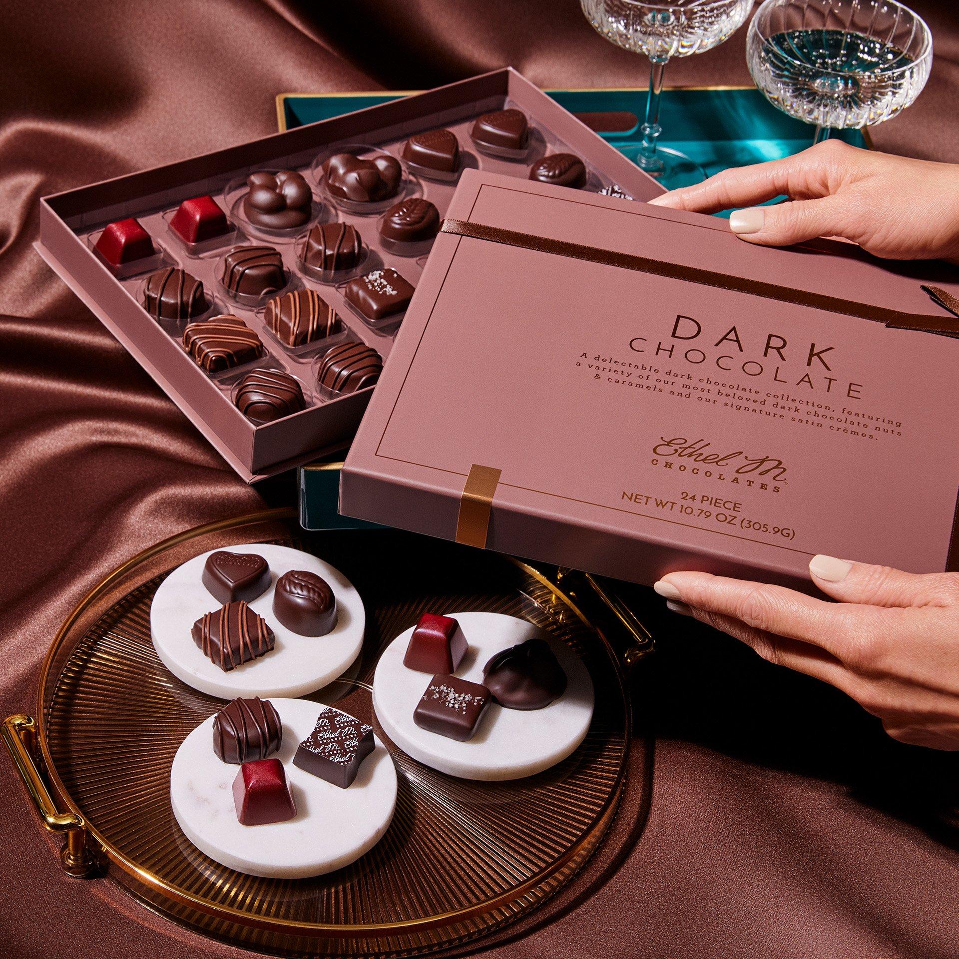 Ethel M Chocolates Dark Chocolate Collection