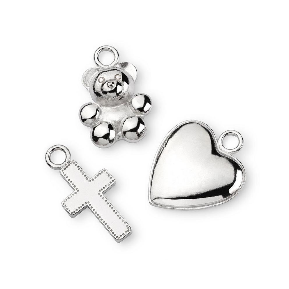 10 decorative heart charms  1