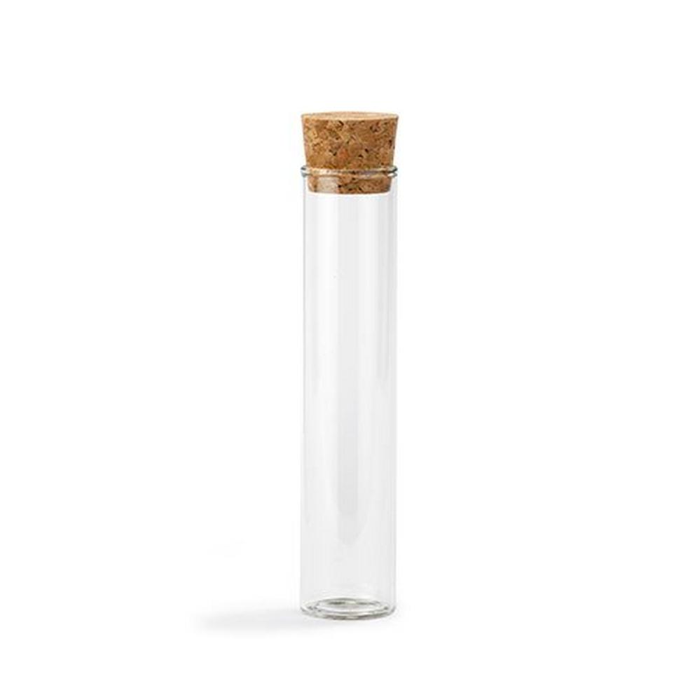 Pack of  10 glass tubes with cork to fill  0