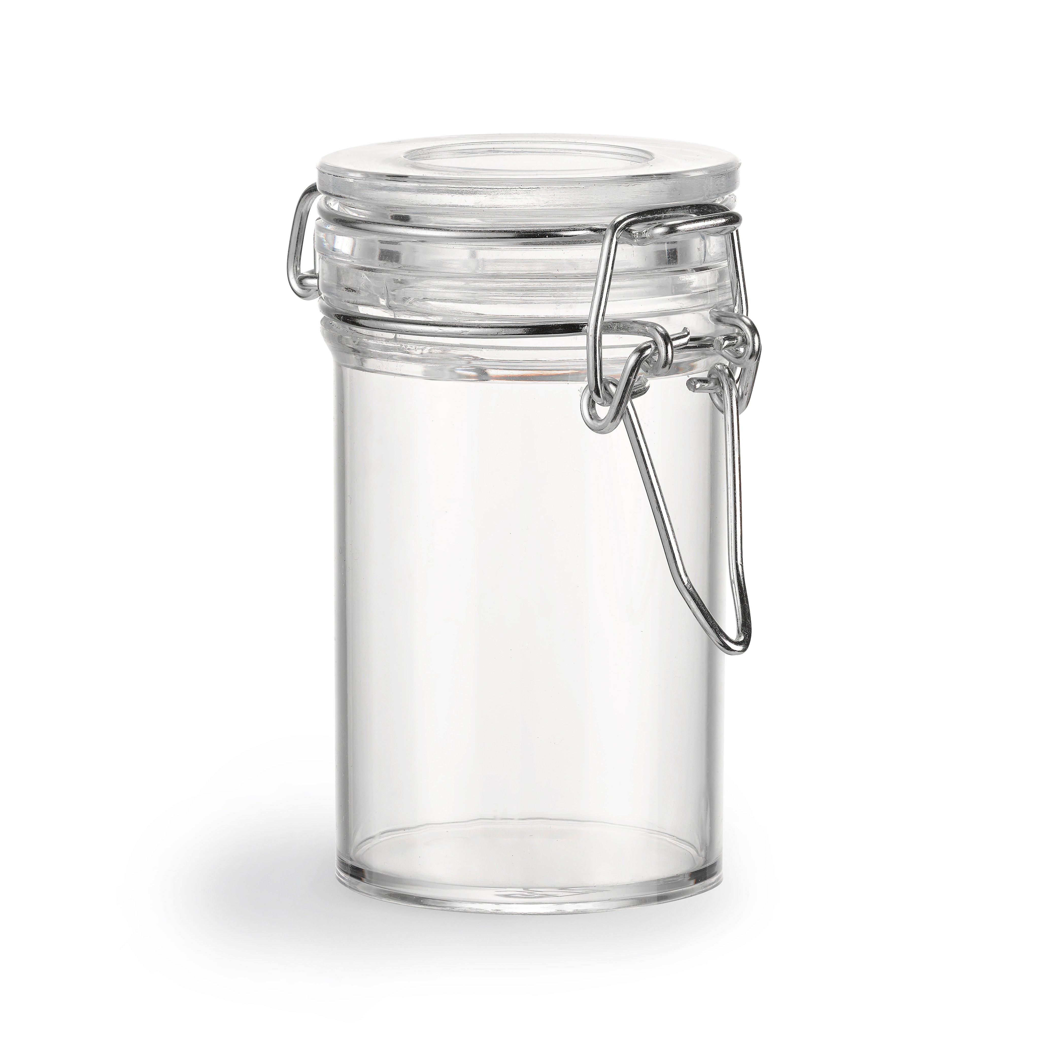 fillable plastic jars  0