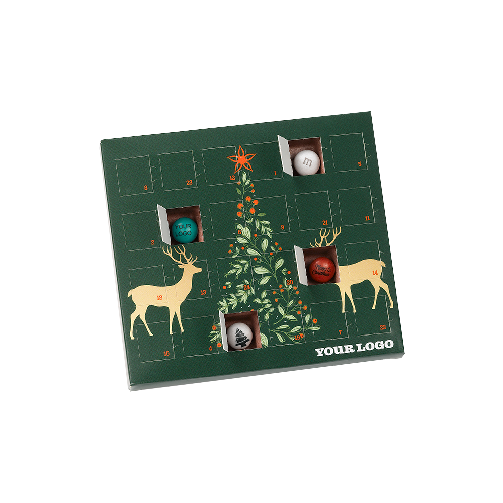 Mini calendrier de l’Avent en papier 22 g 0