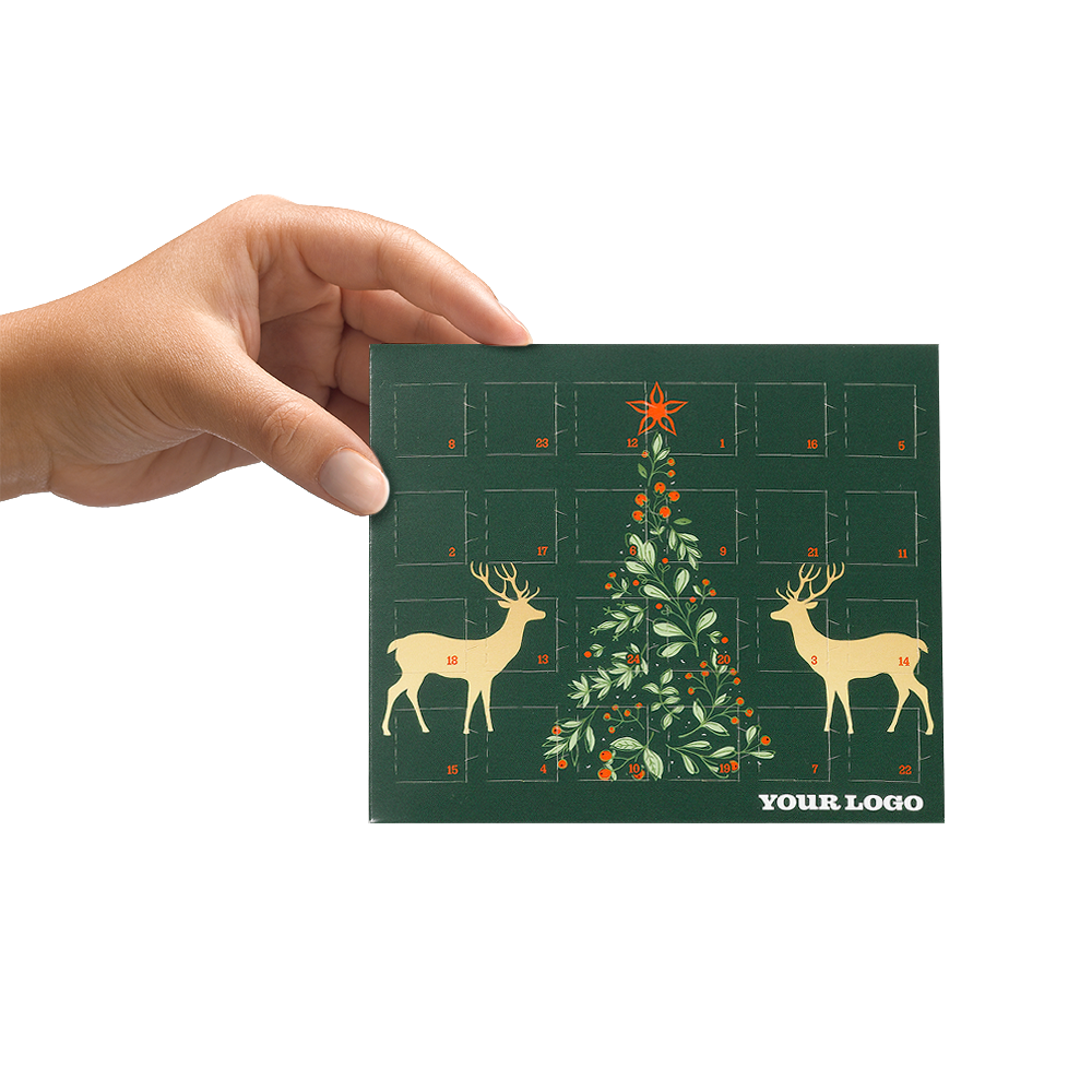 Mini calendrier de l’Avent en papier 22 g 1