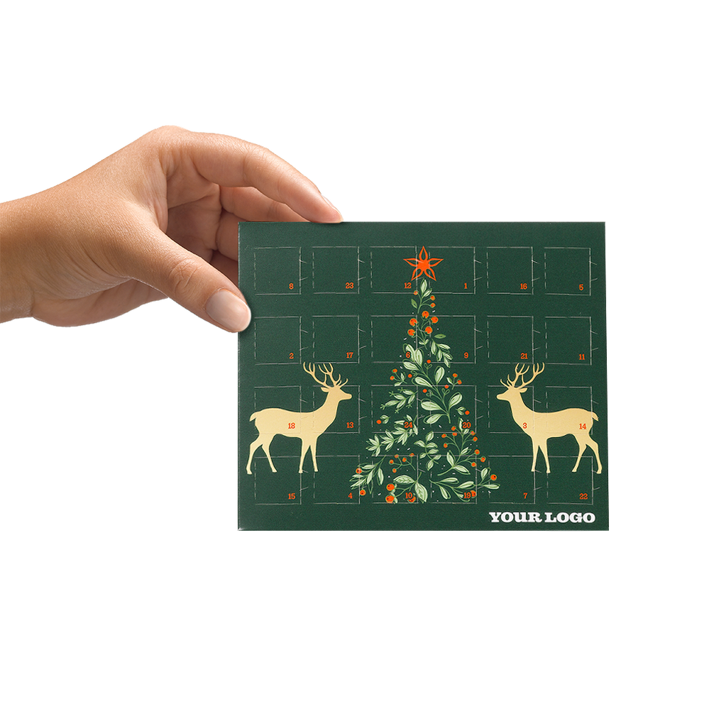 Mini calendario dell’avvento di carta 22 g 1