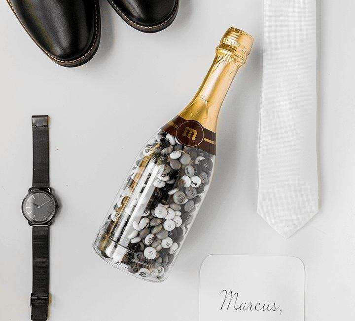 White Occasion Bottle