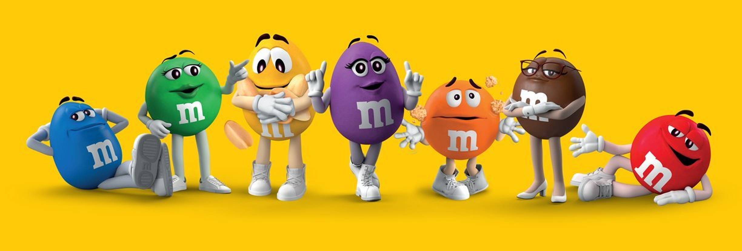 all seven M&M'S characters