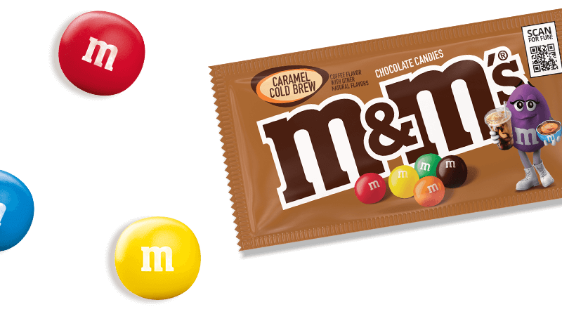 M&M's Caramel Cold Brew Chocolate Candy, 1.4 Oz.