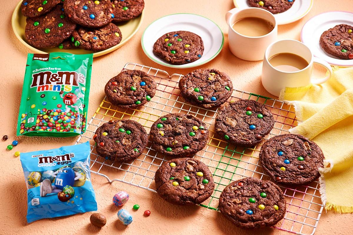 M&M'S Double Chocolate Cookies