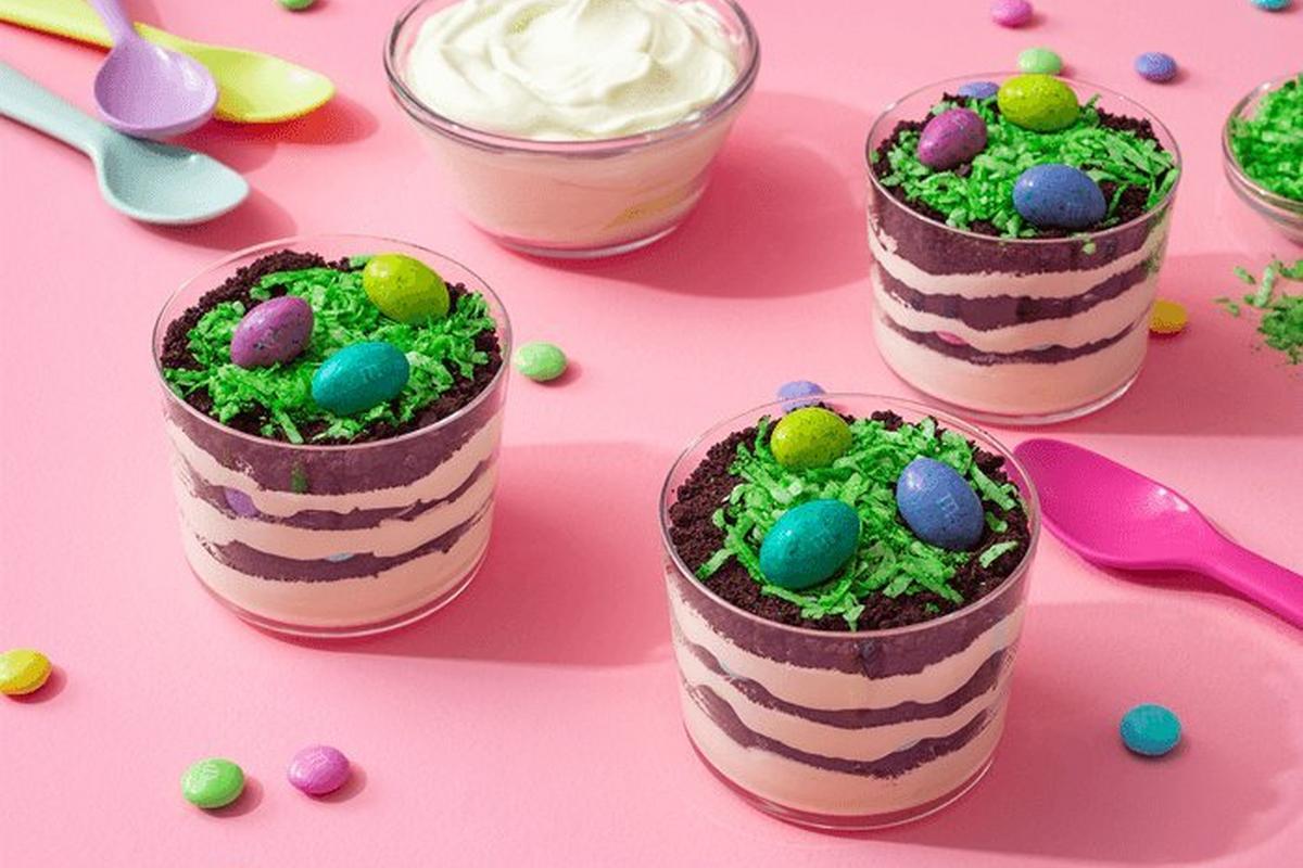 Dirt Cups with Peanut M&M'S