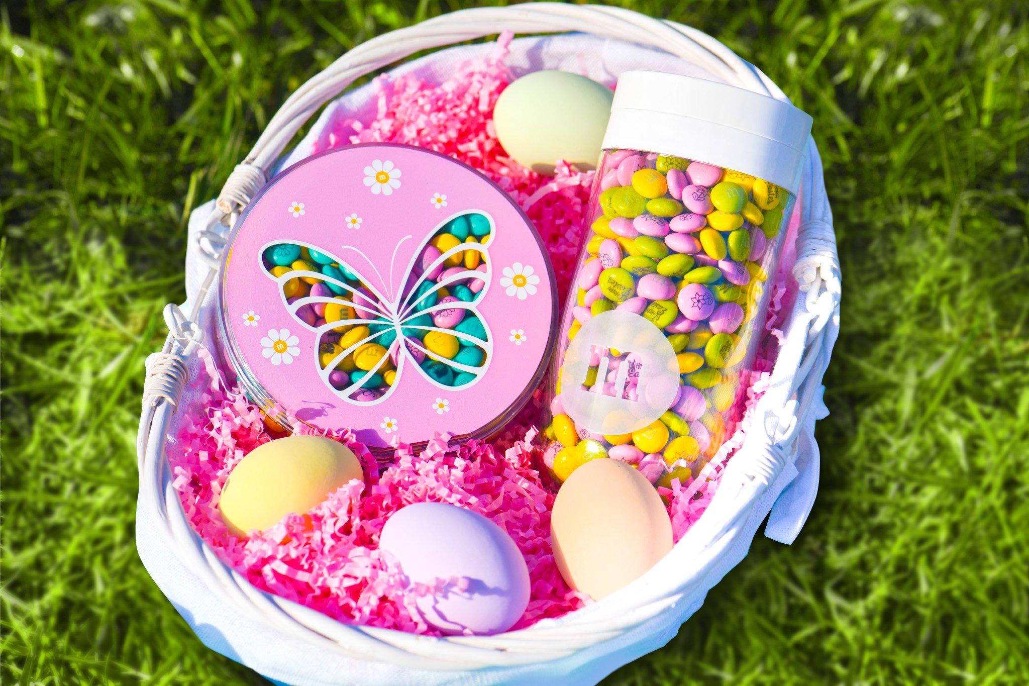 basket full of Easter products