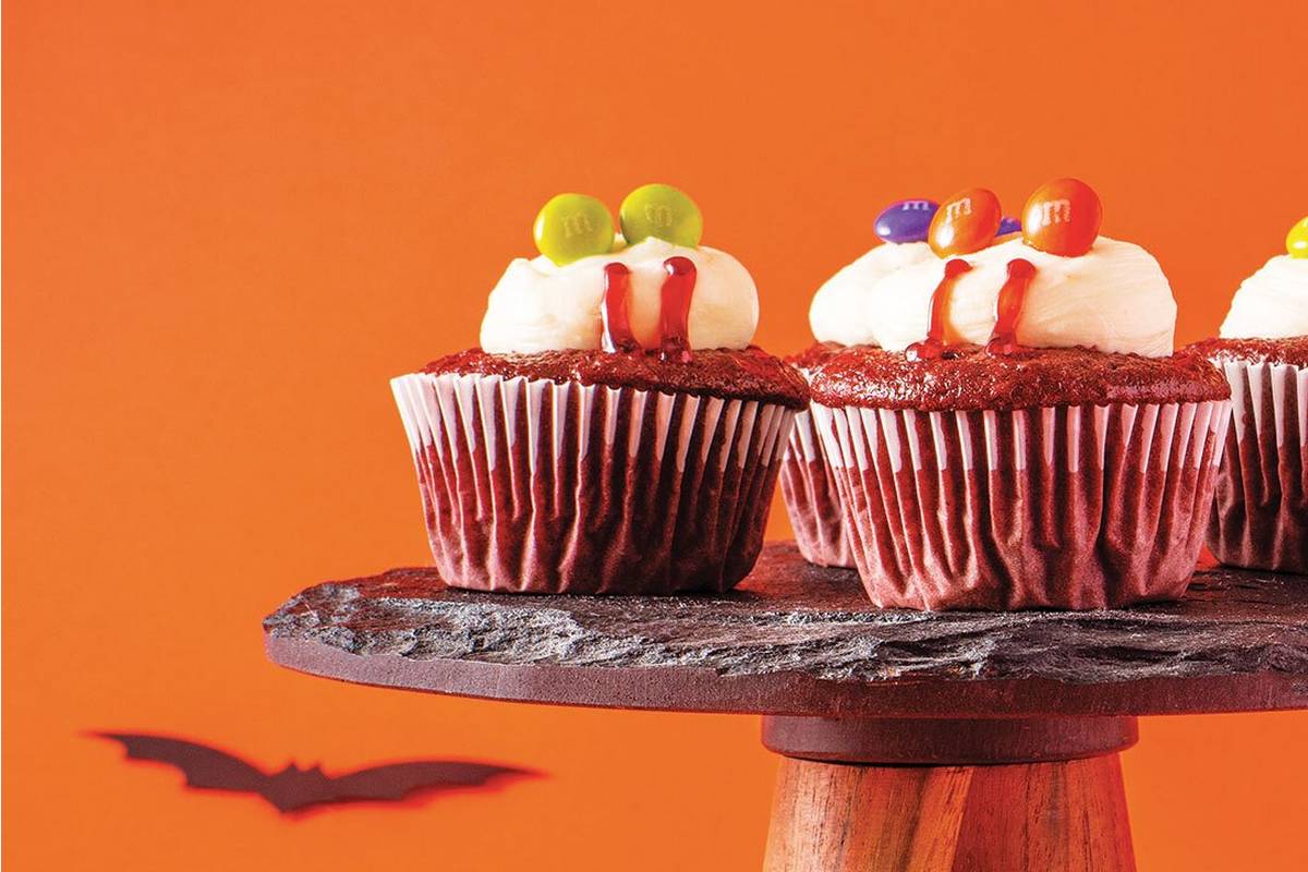 M&M’S “Fang-tastic” Cupcakes