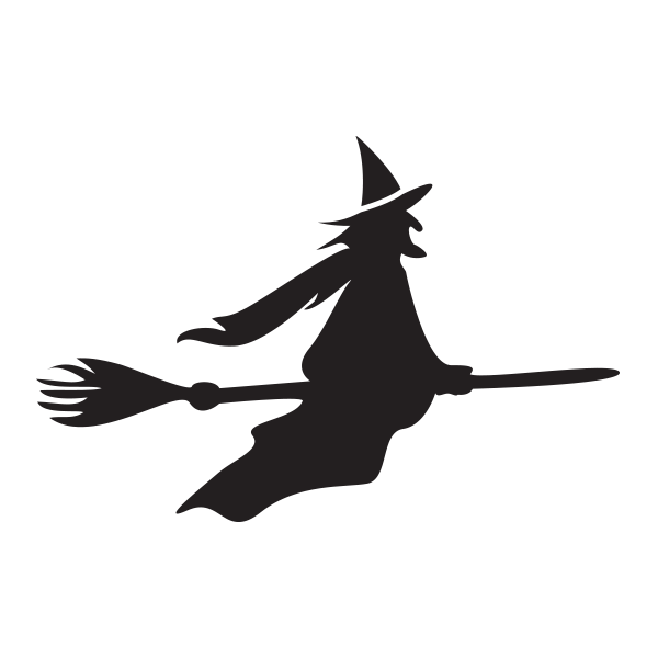 Flying Witch on orange M&M