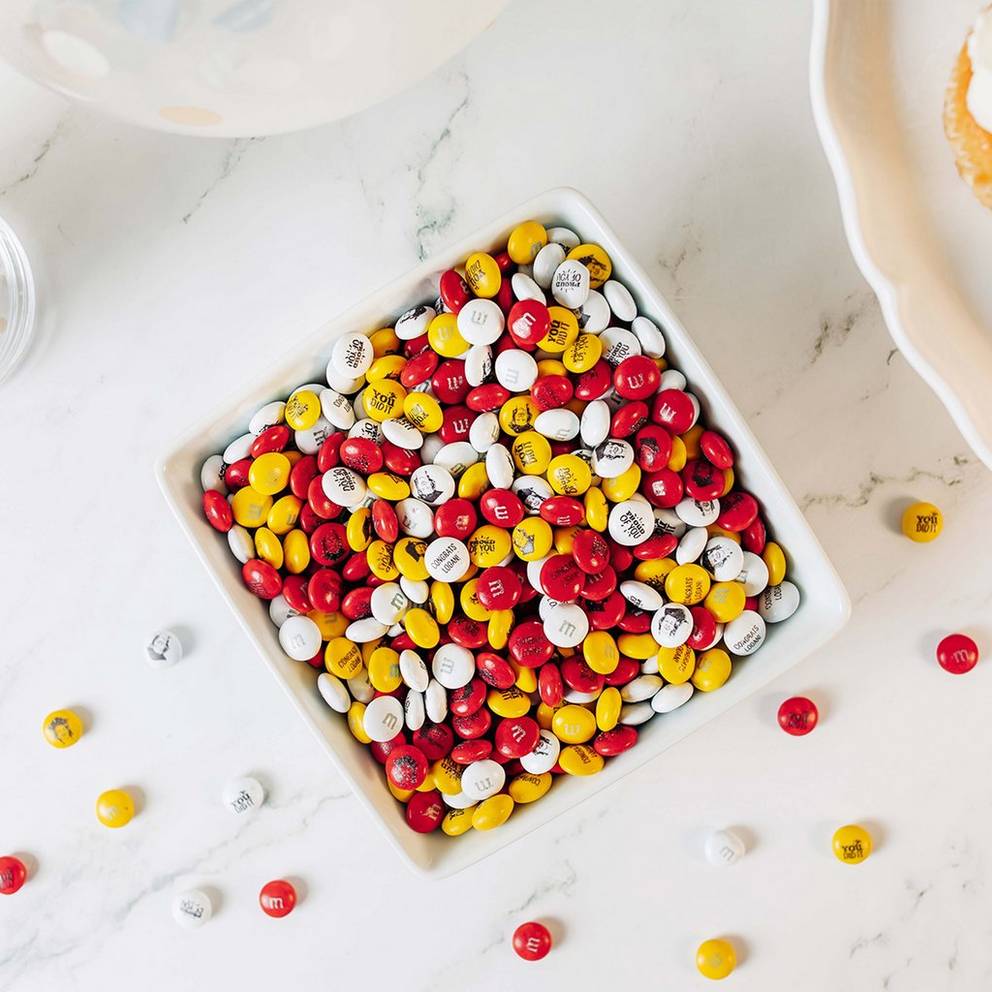 bowl featured personalized M&M'S