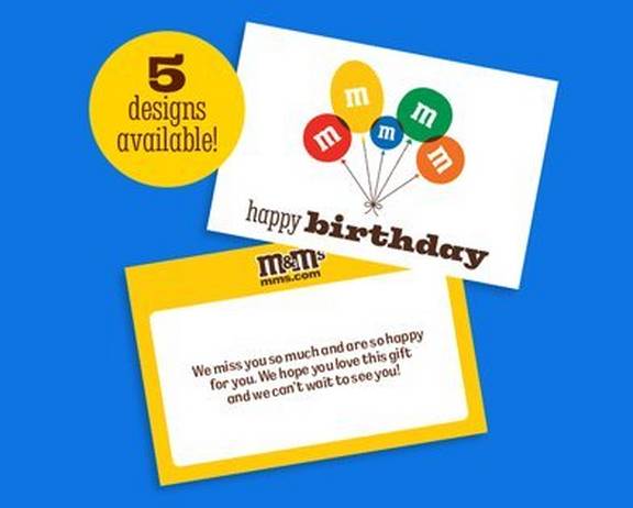 greeting card design featuring birthday