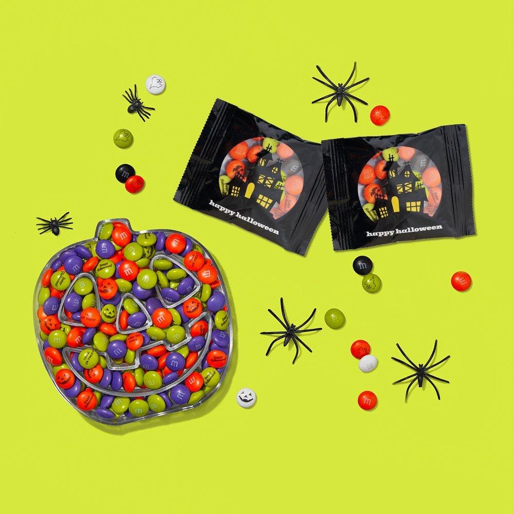 halloween party favors and pumpkin gift box
