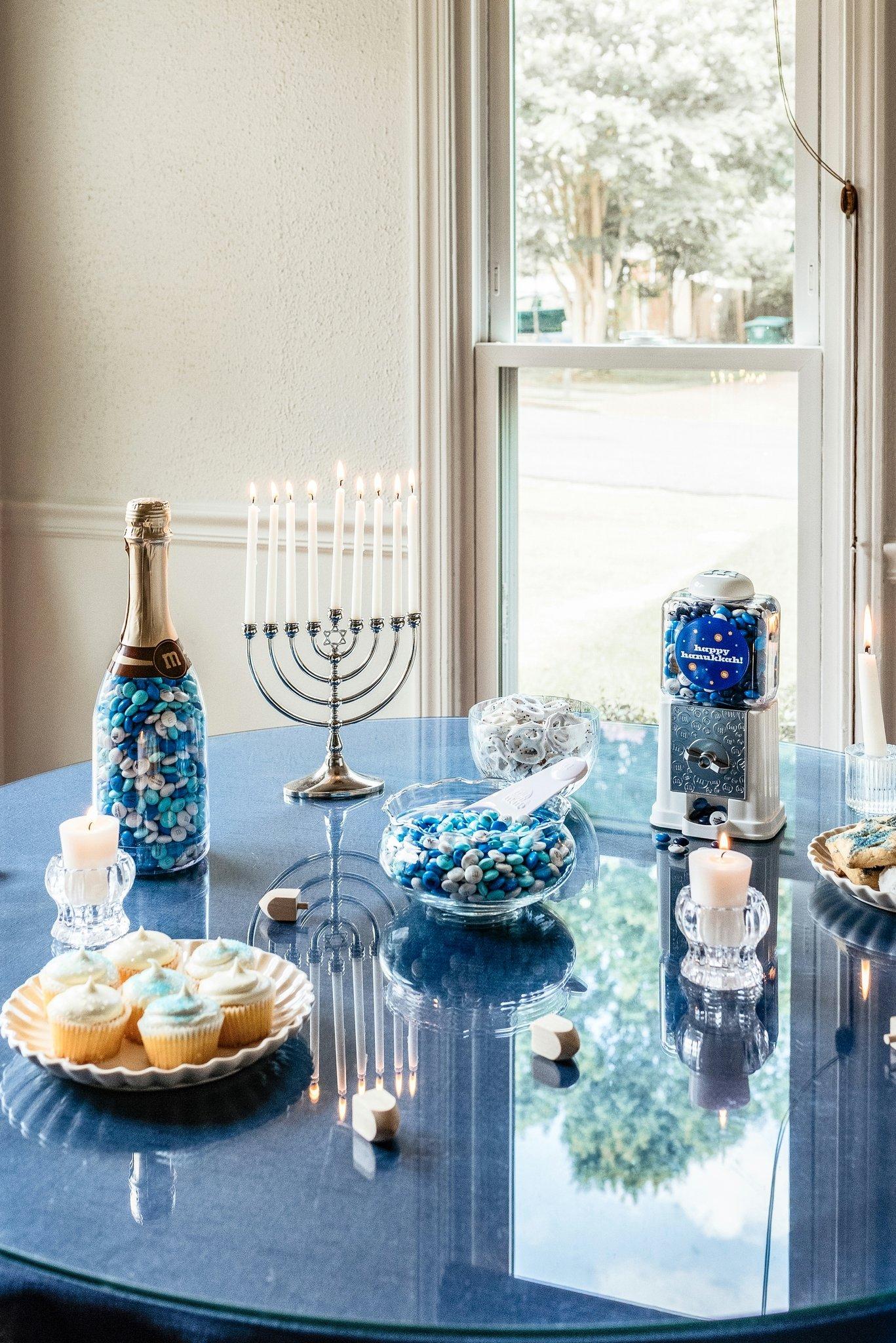 Hanukkah celebration with M&M'S