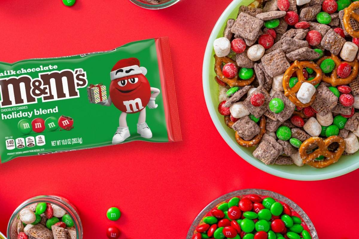 Sweet and Chocolatey Holiday Snack Mix