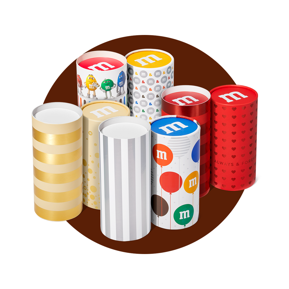 variety of gift jar tubes