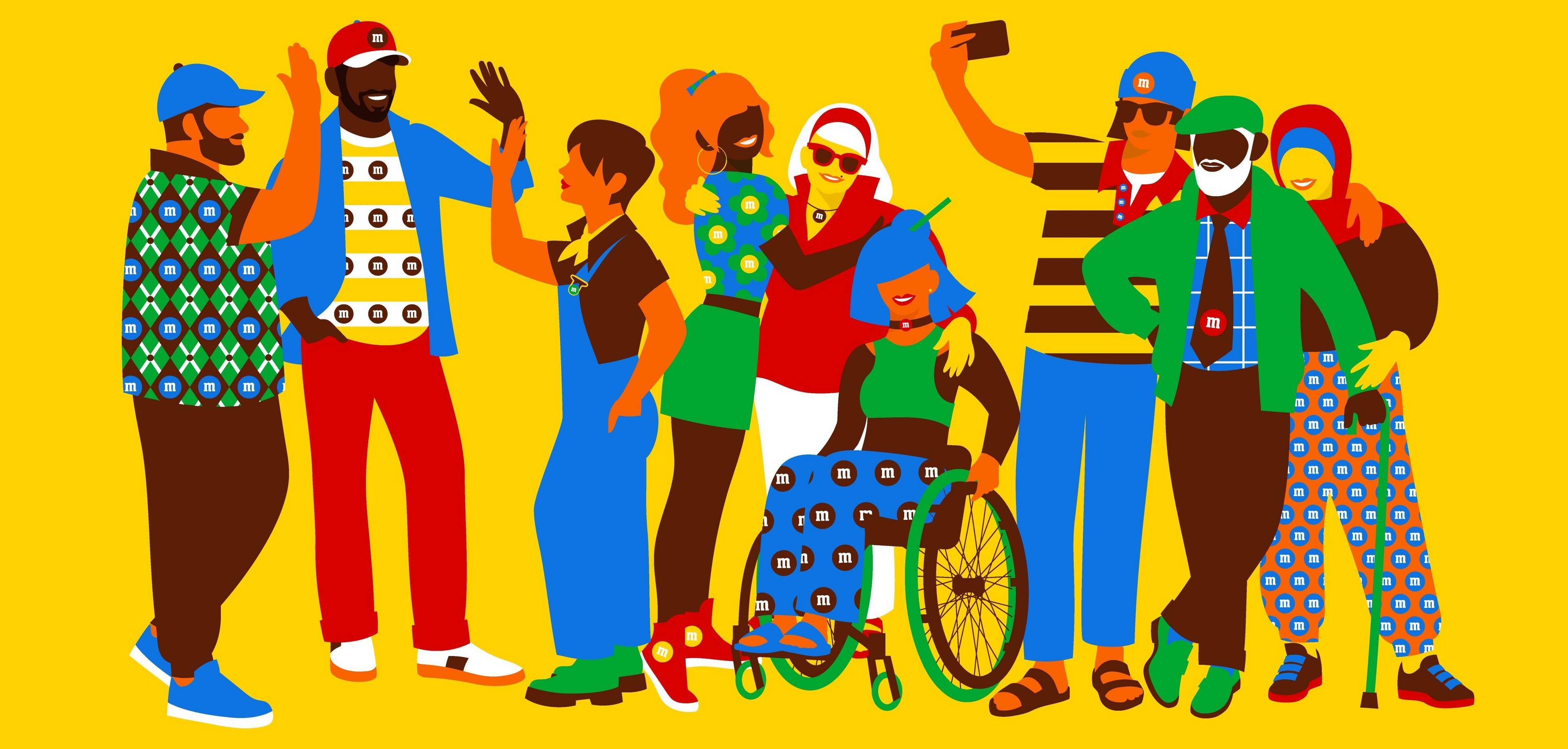 a group of diverse people enjoying themselves