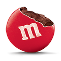 A Red Colored Milk Chocolate M&M'S Open