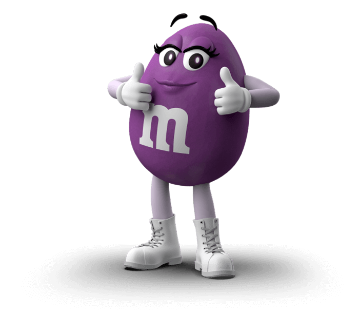 Purple M&M's