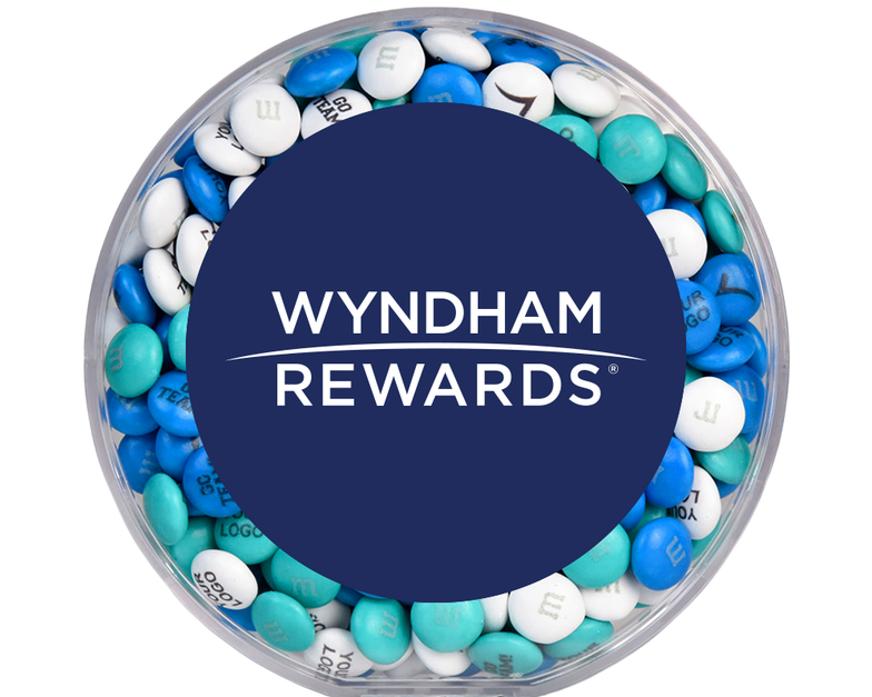 custom B2B round acrylic with company logo