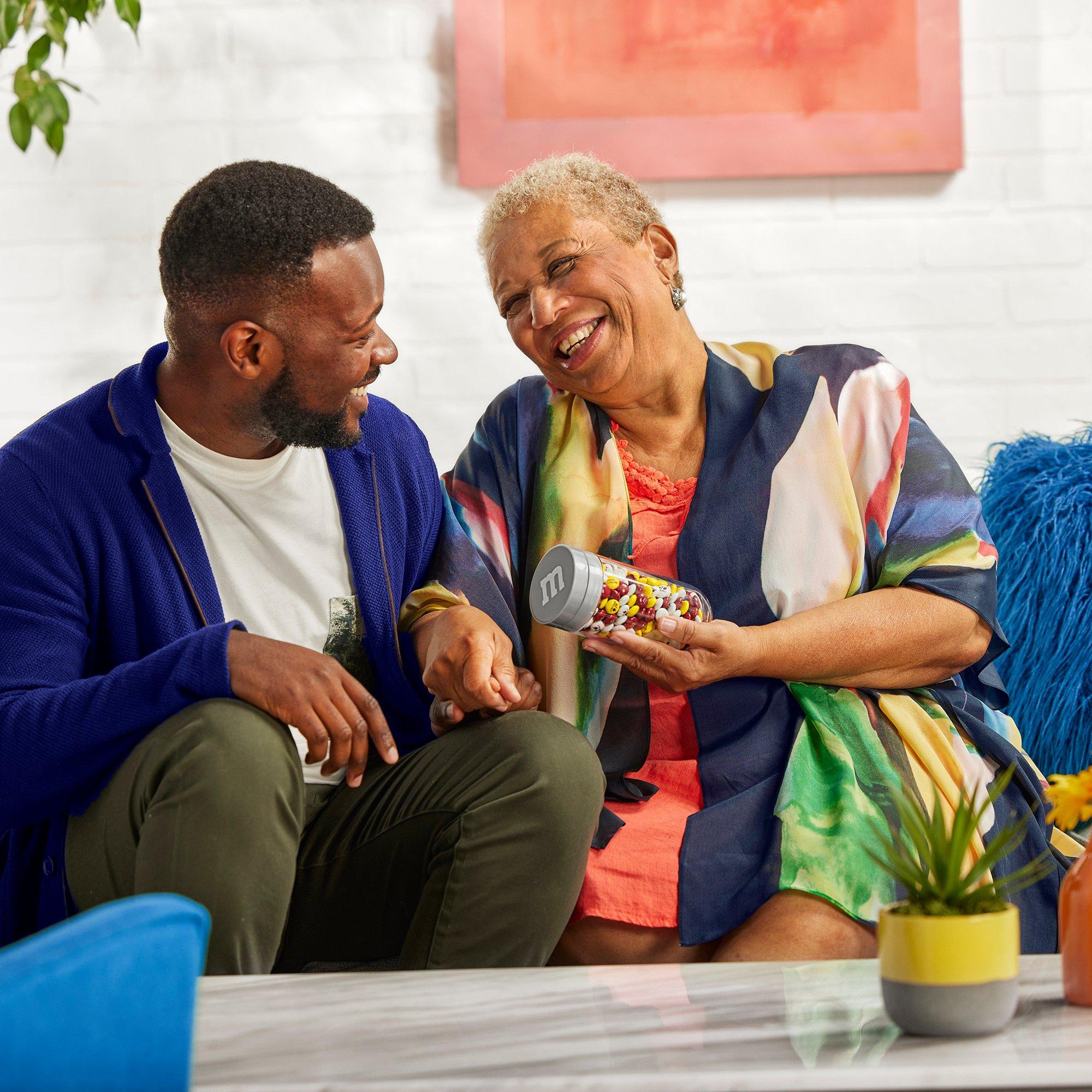 woman receiving gift