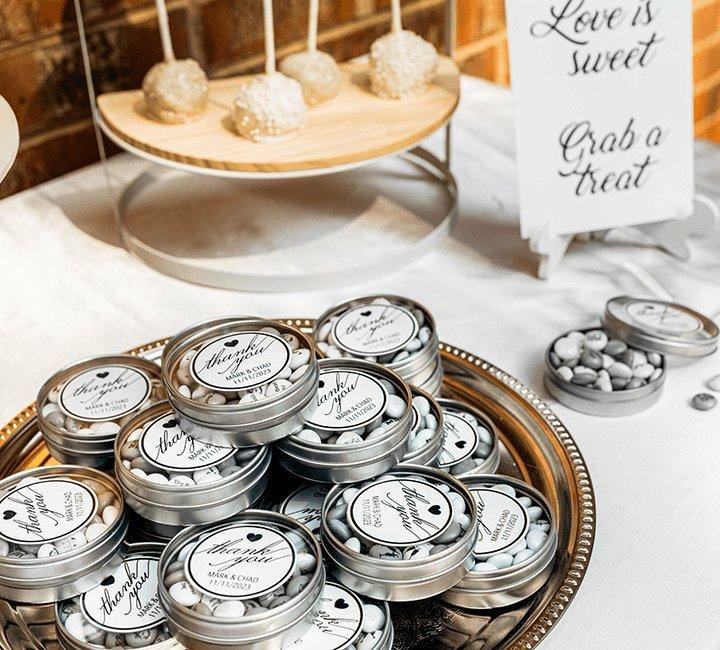 Sweet Romance Mini Mason Jar - Forever Wedding Favors