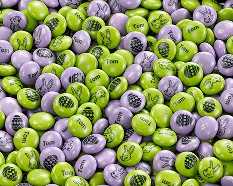 Personalized M&M's for Easter