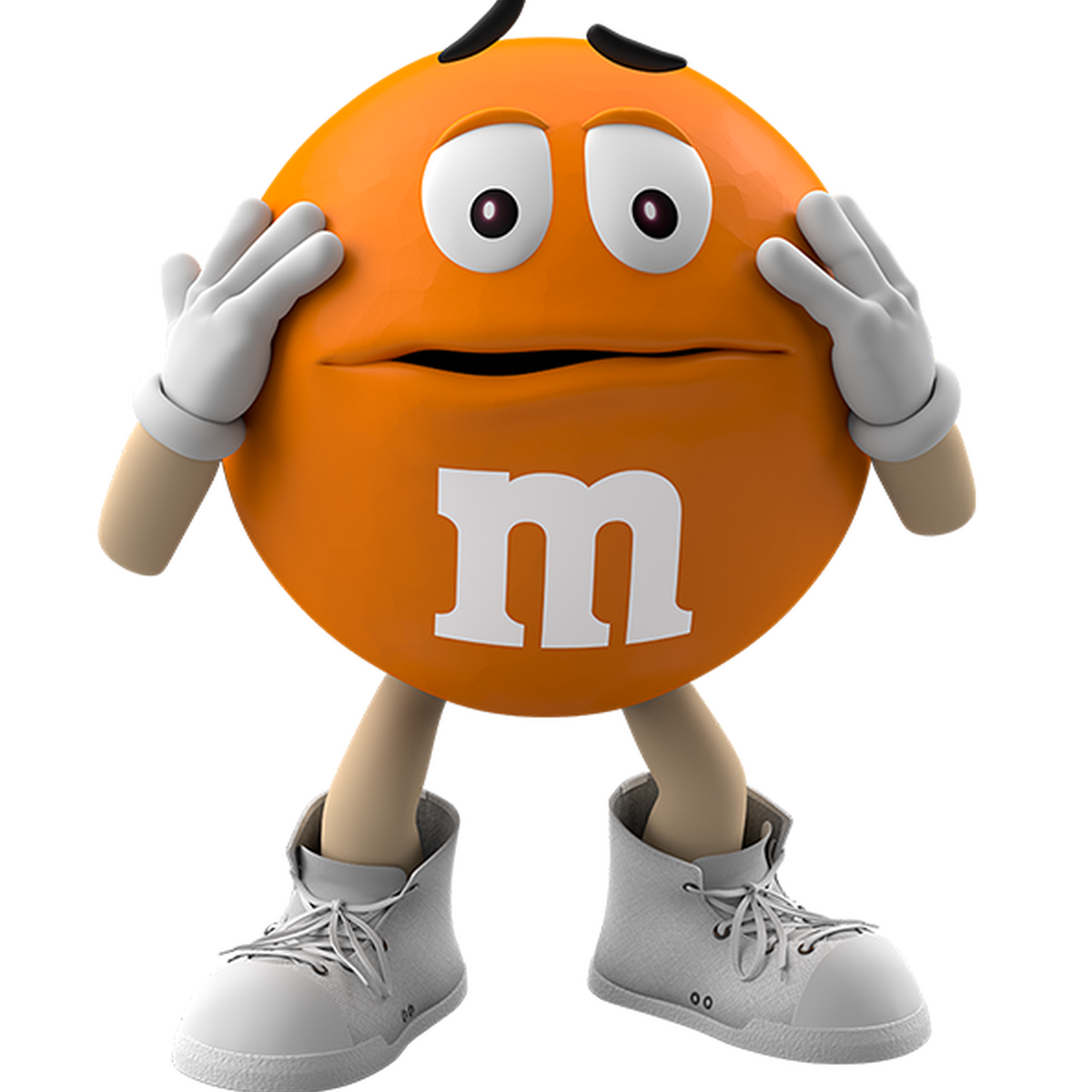 Solid Color M&Ms Orange