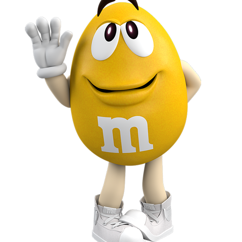 blue m&m character png