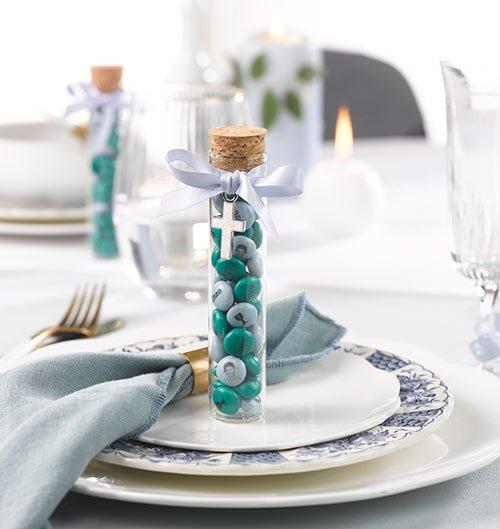 tubo in vetro M&M'S® per decorazione di comunione