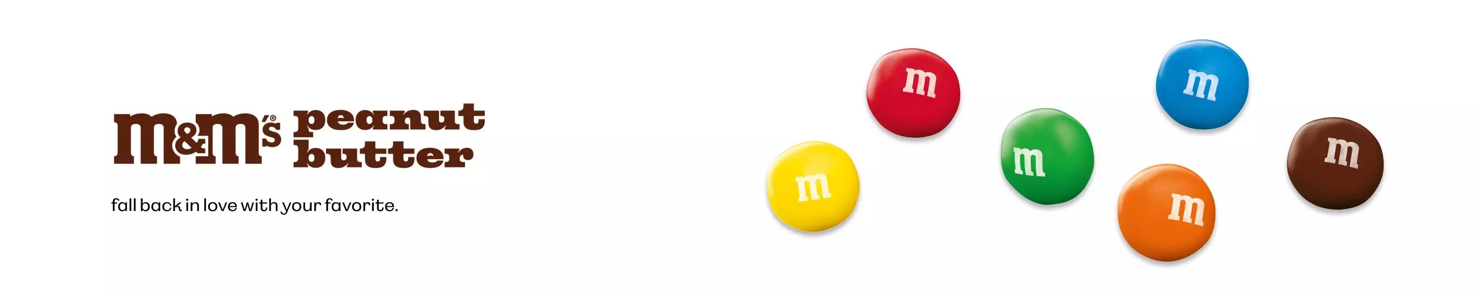 M&M'S Peanut Butter, fall back in love with your favorite