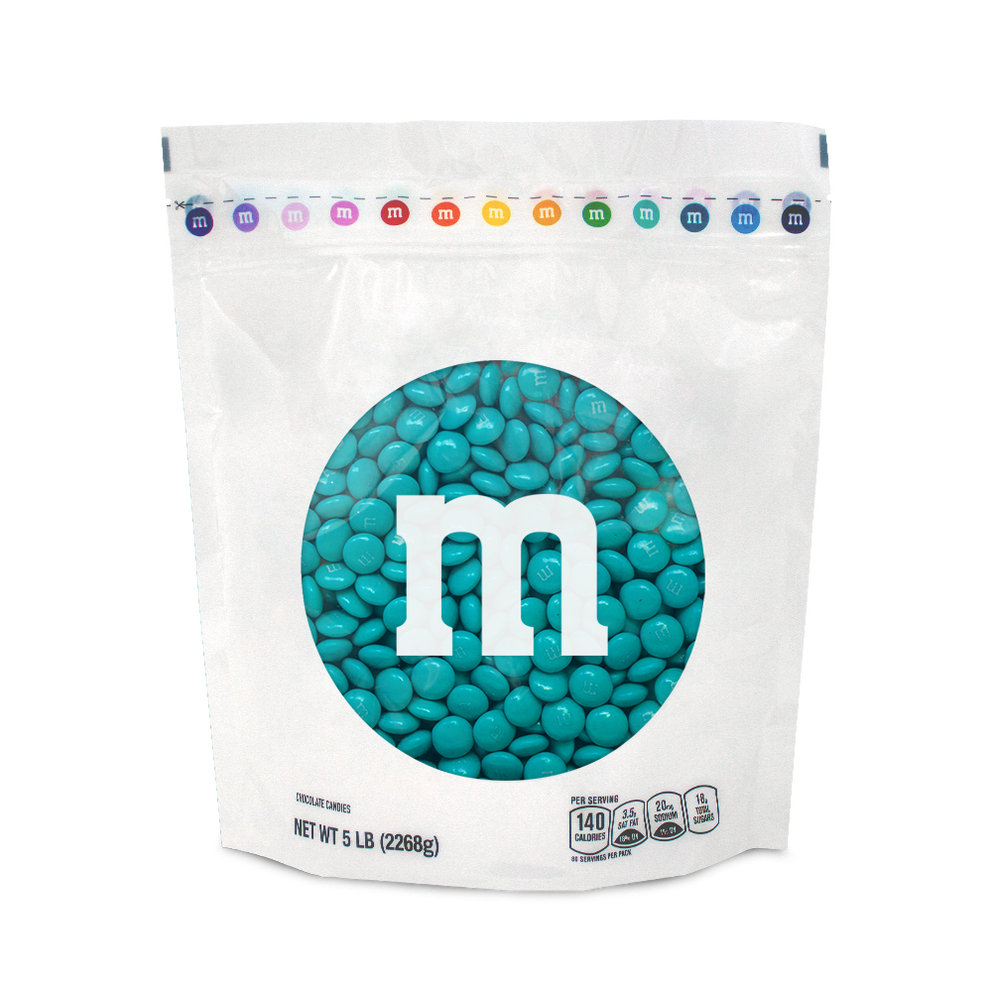 aqua M&M'S bulk candy 0