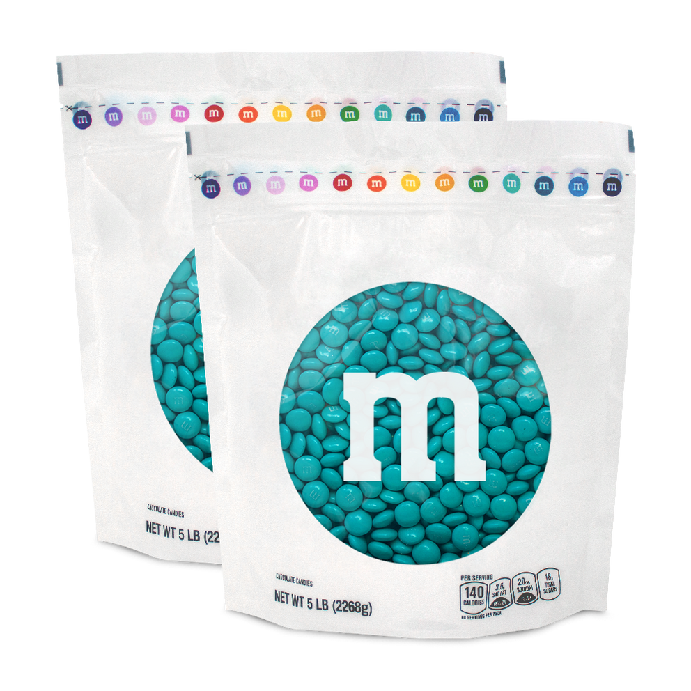 aqua M&M'S bulk candy 0