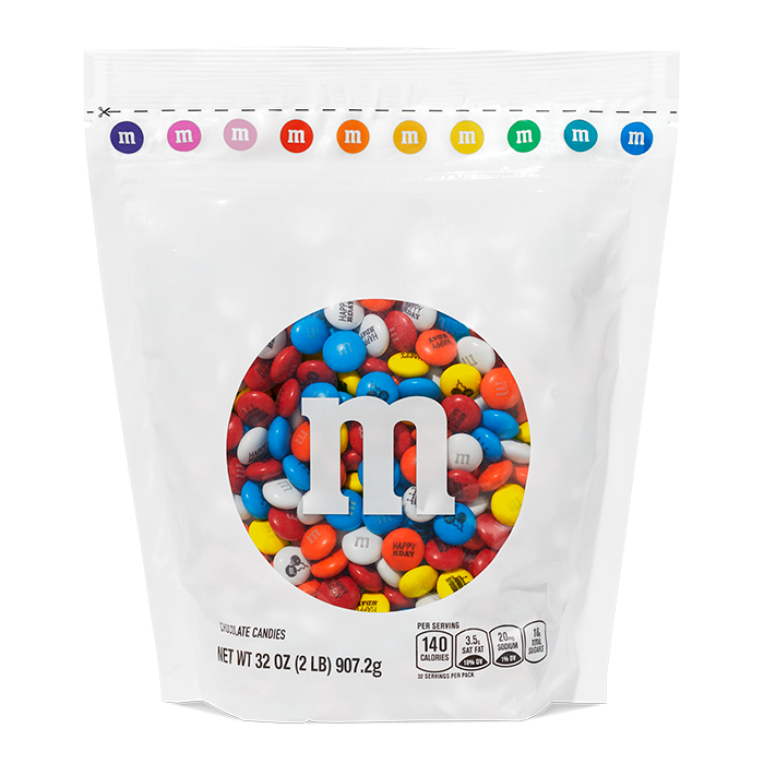 Light Blue Milk Chocolate M&M's Candy (5 Pound Bag)