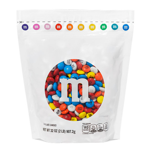 M&Ms Milk Chocolate Candy, Pre-Printed, Baby Girl, Pink And White