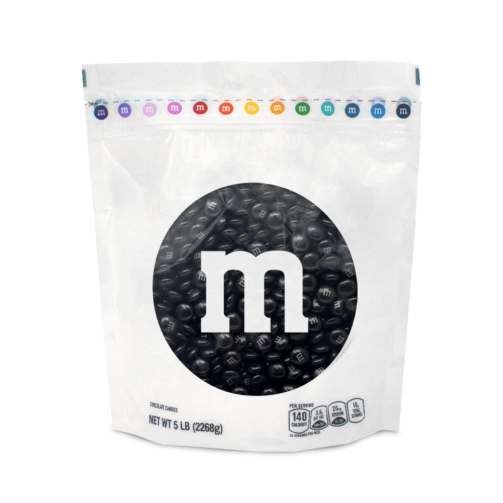 black M&M'S bulk candy 0
