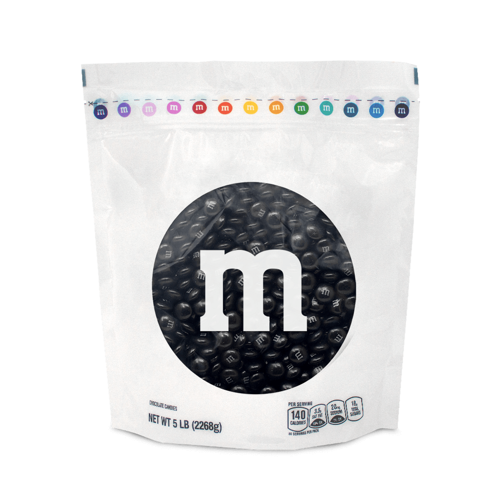 black M&M'S bulk candy 0