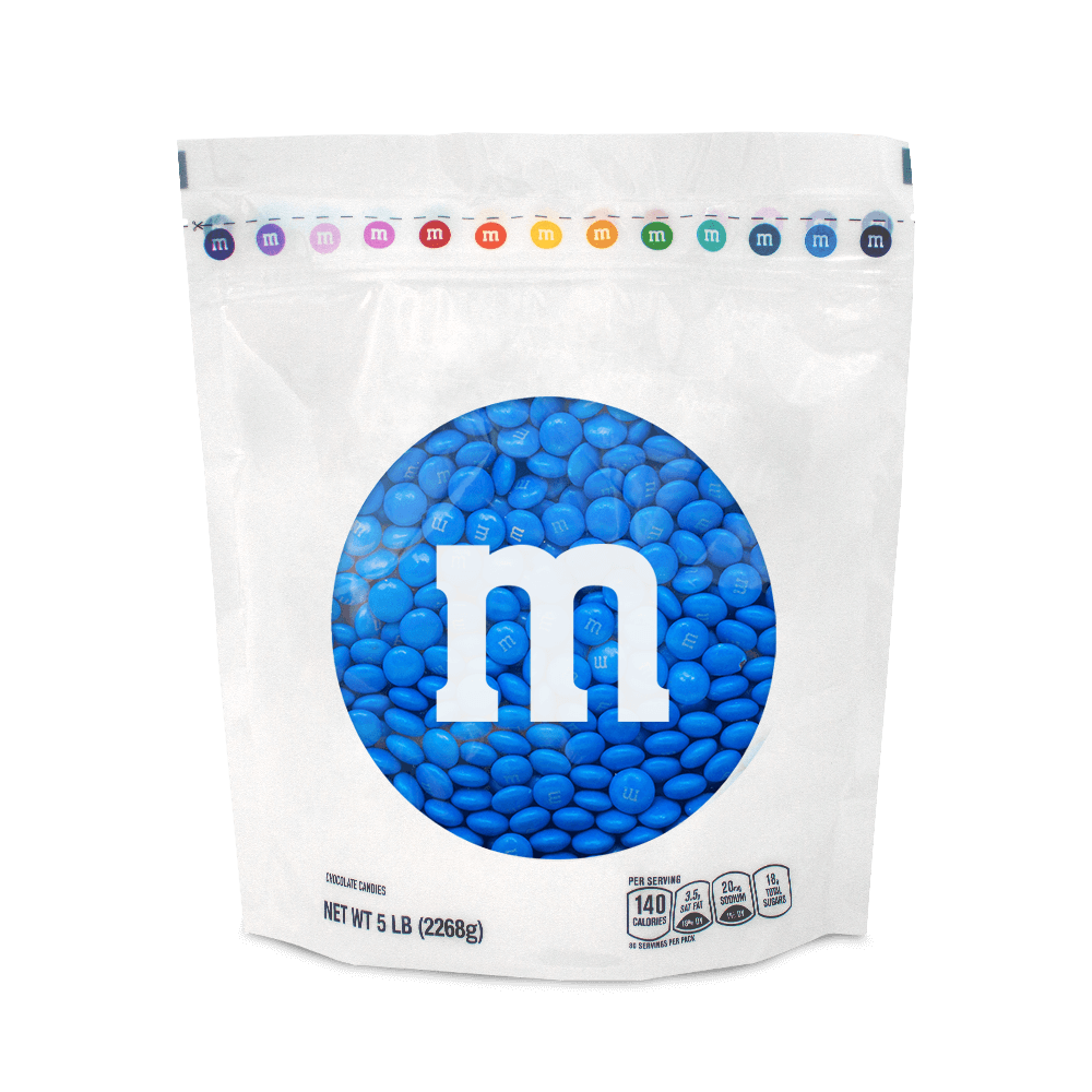 blue M&M'S bulk candy 0