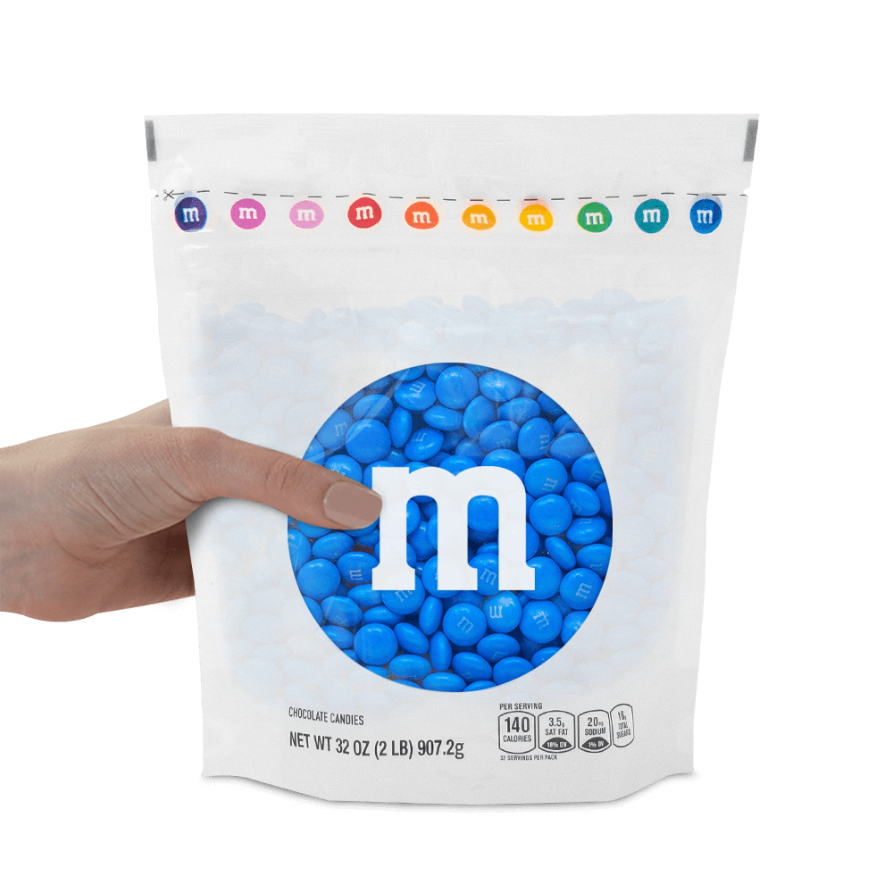blue M&M'S bulk candy 1