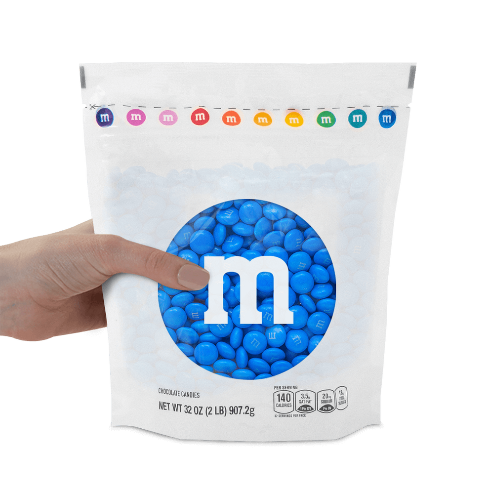 blue M&M'S bulk candy 1