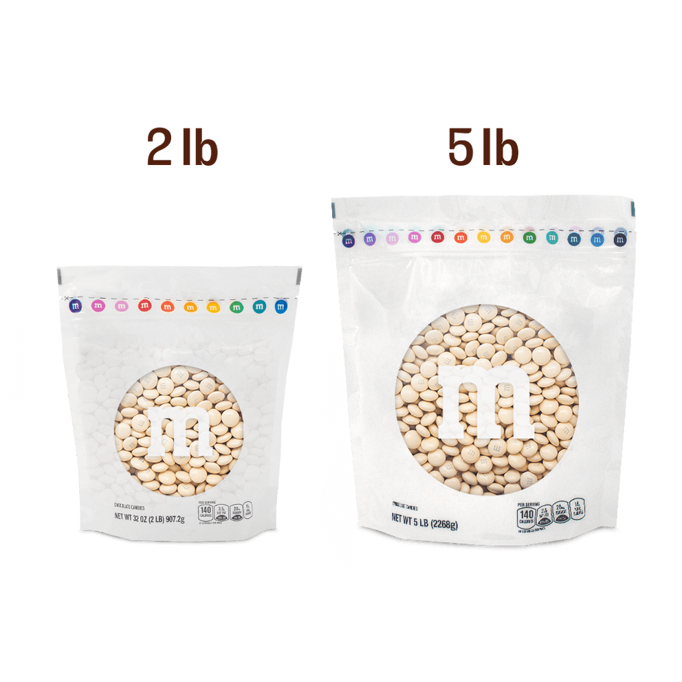 cream M&M'S bulk candy 2