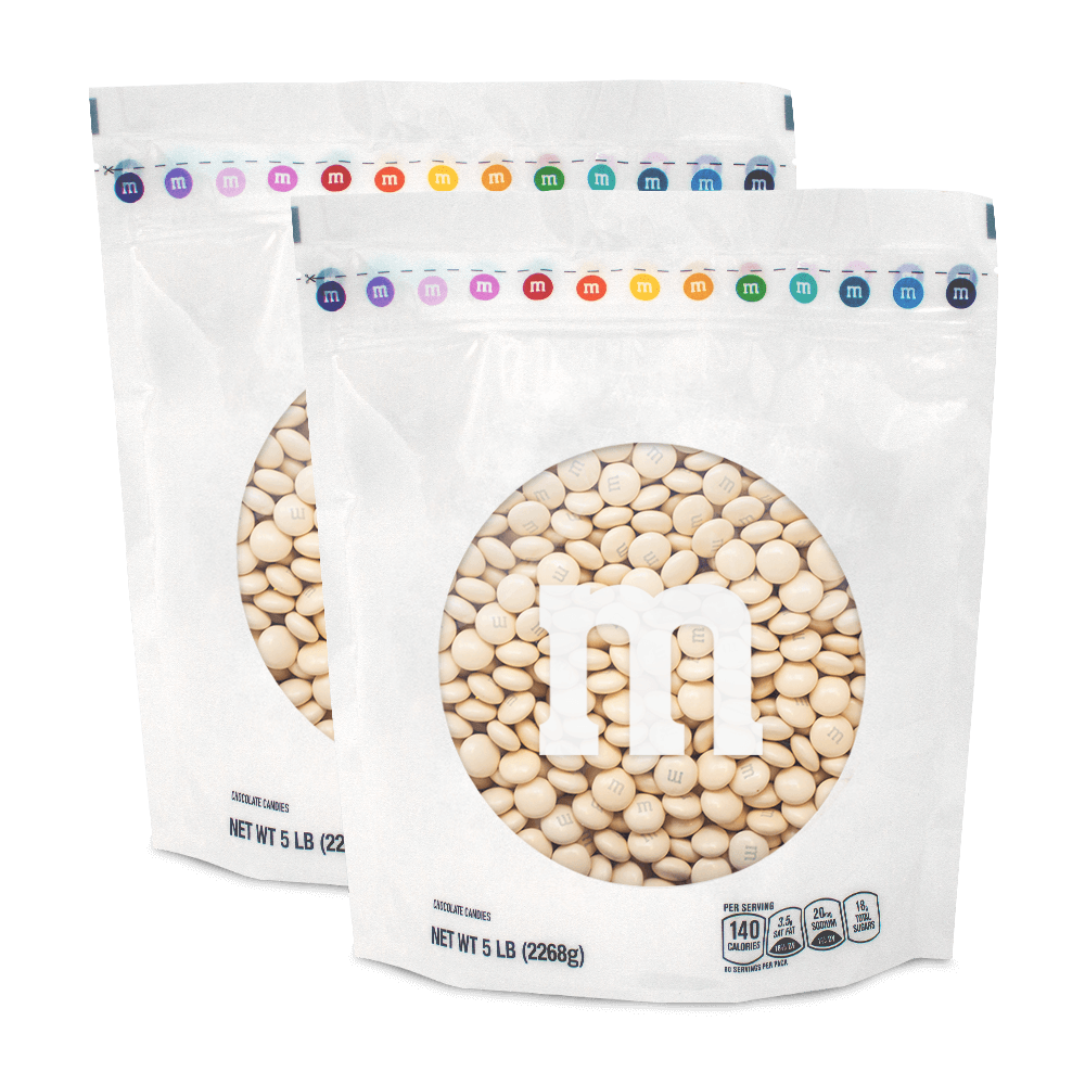 Cream M&M’S Bulk Candy