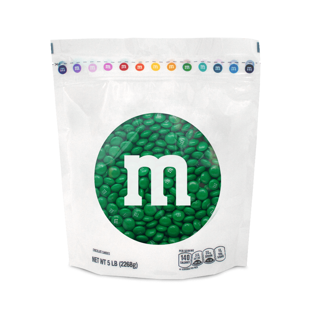 dark green M&M'S bulk candy 0