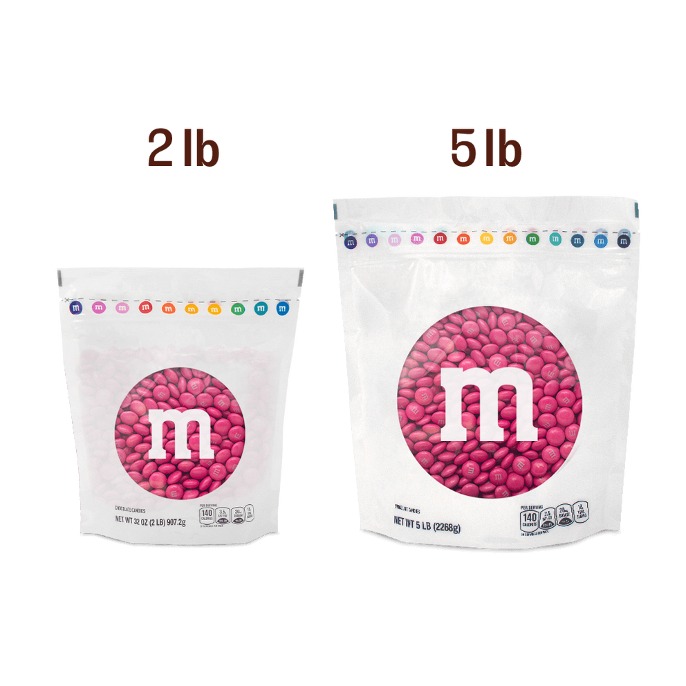 dark pink M&M'S bulk candy 1